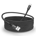 Micro USB Cable 3M,Fast Charging Cables Nylon Braided USB Charger Cord Android Charger Cable Compatible with Samsung Galaxy S7 S6 J7 Note 5,Kindle Fire,PS4,HTC,Nokia and other MICRO-USB devices