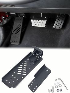 LOUZEZO JL Dead Pedal, Adjustable Foot Rest Left Side Kick Panel No Drilling Gladiator Dead Pedal Compatible with Jeep Wrangler JL/Gladiator JT 2018 2019 2020 2021 2022 2023 2024 (Excluding 4xe)