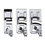 3Pcs Narrow Rolled Hem Sewing Machine Presser Foot Set (3mm, 4mm and 6mm) for Low Shank Snap-On Singer, Brother, Babylock, Euro-Pro, Janome, Kenmore, White, Elna Sewing Machines