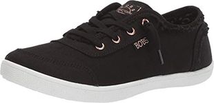 Skechers Women's Bobs B Cute Sneaker, Black Canvas, 5.5 UK