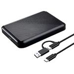 Tianken 750GB Ultra Slim Portable External Hard Drive USB 3.1 Type C HDD Storage for PC, Mac, Laptop, PS4, Xbox one