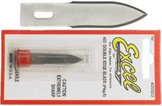 Excel Blades #23 Double Edge Blade, 5 Pack, American Made Replacement Hobby Blades