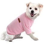 HuaLiSiJi Small Dogs Sweater Dog Fleece Sweater Chihuahua Sweater Dog Sweatshirts,Fabric is Quite Comfortable, Soft and Warm for The Animal and Easy to Wear (Pink, X-Small)