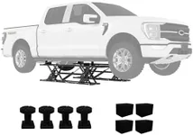 Portable Car Lift 5000LBS, Heavy-Duty Carbon Steel Auto Lift Jack for Garage & Shop, Adjustable Height 5.67"-26.8", with Extension Plates & Safety Locks, Fits Trucks, SUVs, Sedans