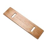 Wooden Slide Transfer Board with Handles, 500 lb Capacity Heavy Duty Slide Boards for Transfers of Seniors and Handicap, 30 x 8 x 0.7