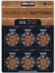 Hearing aid Batteries Size 312 1.45 Volt Mercury Free