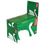 Full Box of SWAN REGULAR SIZE Rolling Papers (SWAN Green Regular - 100 Pack)