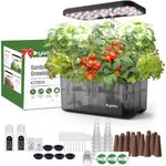 Gifts for Women Men, DRYADES Hydroponics Growing System with LED Full Spectrum Grow Light, 8 Pods Indoor Garden with Water Shortage Remind, Plant Gardening Tools for Home Kitchen School