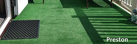 2m x 1.5m | Preston 6mm Pile Height Artificial Grass | Choose from 70 Sizes | Cheap Natural & Realistic Looking Astro Garden Lawn | High Density Fake Turf