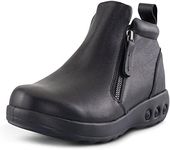 Therafit Tuscany Women's Leather Arch Support Boot - for Plantar Fasciitis/Foot Pain Black / 42