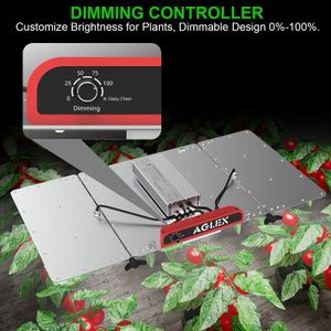 AGLEX K4000 LED Grow Light – Full Spectrum, Dimmable, Daisy Chain, 5x6 FT