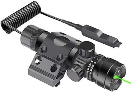 Feyachi GL6 Tactical Green Laser Sight with 45 Degree M61 Mlok Rail Mount and Pressure Switch