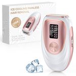 LYSMOSKI Laser Hair Removal with Cooling - 3 IN 1 IPL Hair Removal with 9 Levels, Painless Hair Remover Device for Women Men, for Whole Body, Home Use