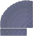 Ray-Velocity 15pcs Anti-Slip Stair Treads Pads, Carpet Stair Treads Self-Adhesive, Stair Carpet Treads 76cm x 20cm Non-Slip Carpet Treads for Stairs, Removable Washable Step Pads for Kids Elders Dogs