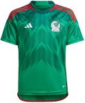 adidas Mexico 22 Home Jersey Kids', Green, Size XL