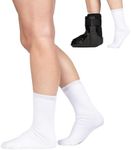 MARS WELLNESS Walking Boot Sock Liner - Low Top Short Cam Walker Boot - Cam Boot Liner - 15 Inch Cam walker Sock - 2 Socks