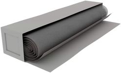 BRIXWELL Screen Cloth Roll, Fiberglass Material, 42" Width, 100' Roll, Gray Finish, Insect Mesh for Windows, and Replacement Applications in Standard Window Hardware