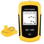 LUCKYLAKER Sonar Handheld Fish Finder Transducer Portable Water Depth Finder Boat Kayak Wireless Transducer Fish Finders