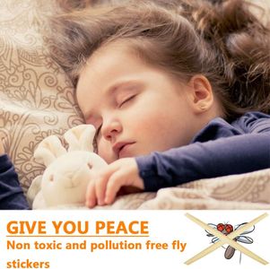 Torchtree Fly Trap Indoor Set – 18 Fly Paper Strips for Home Use
