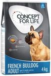 Adult Concept for Life French Bulldog (12 months+) & Older Frenchies, Dry Dog Food 26% Protein Content & L-carnitine Help Maintain Muscle Mass, Oils & a Vit. B Complex 4kg
