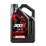 Motul 104121 300V Factory Line 4T 10W-40 100% Synthetic Engine Oil 4 Liters Ester Core Technology Racing Motorcycle Motor Lubricant