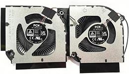 Fleshy Leaf New CPU+GPU Cooling Fan Replacement for Acer Nitro 5 AN515-58 AN517-55 AN515-46 N22C1 PH317-55 PH315-55 PH317-56 12V DFSCK22D05883M FPDG DFSCL12E16486M FPDH