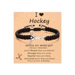 Shonyin Teen Boy Gifts Hockey Gifts for Brother Boys Men Hockey Bracelets Jewelry Hockey Stuff Gifts Hockey Birthday Decorations for Teenage Boys Son Grandson Nephew