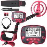 PANCKY Metal Detectors, Adults Metal Detector with LCD Display, 5 Modes, Advanced DSP Chip 10" Coil