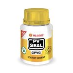 Pidilite M-Seal PV Seal CPVC Solvent Cement Ultra Strong for CPVC and UPVC Pipes and Fittings (100 ml, Tin Can, Yellow) with Brush Inside