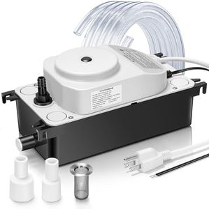VIVOHOME 100V-240V 80 GPH HVAC Condensate Pump with Automatic Safety Alarm