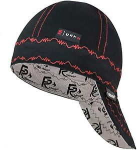 Fullsheild Reversible Welding Cap Flame Resistant CAT 2 Protective FR Welder Hats 6 Pannel Midweight Printed for Men Women