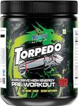 Mighty Nutrition Torpedo Explosive High Energy Pre-Workout [60 Servings, Pack of 360g] With Free Shaker Bottle - Watermelon