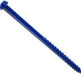 Hard-to-Find Fastener 014973161590 Hex Concrete Screws, 3/16 x 4-Inch, 10-Piece