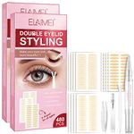 Eyelid Tape, Invisible Eyelid Lifter Strips, 480 pieces, Ultra-Invisible Double-Sided Sticky, Waterproof Double Eyelid Stickers for Hooded, Droopy, Uneven, and Mono-Eyelids.(2 Pack)