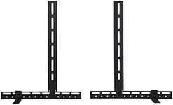 UNHO Soundbar Bracket Sound Bar TV Mount for Mounting Above or Under TV fits Most of Sound Bars up to 15lbs