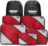 HERO Packing Cubes (5 Set) Luggage Organizers with 2 Laundry Bags