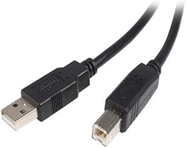 StarTech.com USB2HAB3M Cavo USB 2.0 per Stampante, A/B, M/M, 3 m, Nero