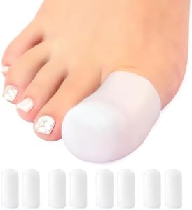 Niupiour Silicone Big Toe Protectors for Women and Men, 14 Pieces of Gel Toe Covers for Missing or Ingrown Toenails, Toe Caps and Sleeves for Shoes, Protect Toe from Rubbing and Friction