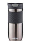 Contigo SnapSeal Byron Vacuum-Insulated Stainless Steel Travel Mug, 16 oz, Gunmetal