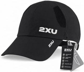 2XU UK Unisex's Run Cap, Black, OSFA