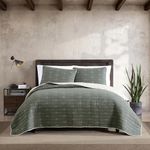 Eddie Bauer Quilt Set, Cotton, Green, Full/Queen