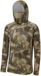 BASSDASH UPF 50+ Men’s Hunting Shirts with Mask Long Sleeve Camo Fishing Hoodie
