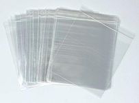 6"x6" Cello Bags - Cellophane Greeting Card Display Bags 36 Micron Self Seal - 160mm x 160mm + 35mm Flap (100)