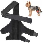 QualfsTerric Dog Knee Brace for ACL with Side Stabilizers Dogs Surgery Recovery Adjustable Joint Hock Support Canine Leg Lick Sleeve Protects Wounds Brace Heals Prevents Injuries for Dogs Size S