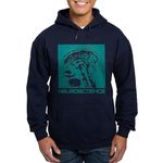 CafePress Neuroscience Hoodie (Dark) Men's Dark Hooded Sweatshirt Hoodie Navy