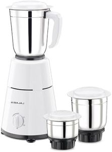 Bajaj 500 Watt GX-1 Mixer Grinder with 3 Jars- white