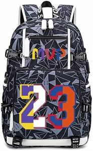 Yunzyun Basketball Player J-ordan Multifunction Backpack Travel Laptop Fans bag For Men Women, Modern