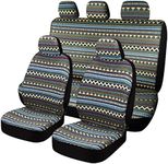 Universal Bohemia Style Delux Baja Blanket Car Seat Covers Full Sets,5 Seats(boxi5)