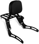 SWESGI Motorcycle Passenger Backrest Sissy Bar with Luggage Rack for Kawasaki Vulcan 900 VN900 Classic Custom 1996-2023 (Black)