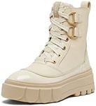 Sorel Women's Caribou X Boot Lace Waterproof Cozy Boots, Bleached Ceramic, Oatmeal, 10.5 US